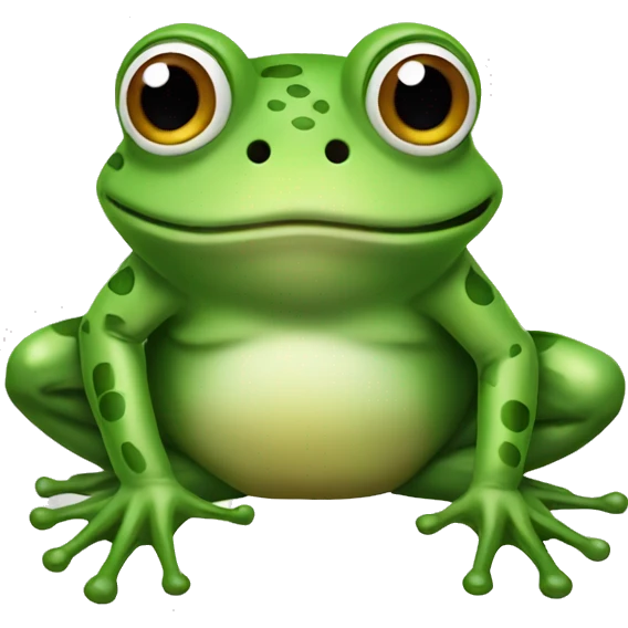 Frog with sigar  emoji