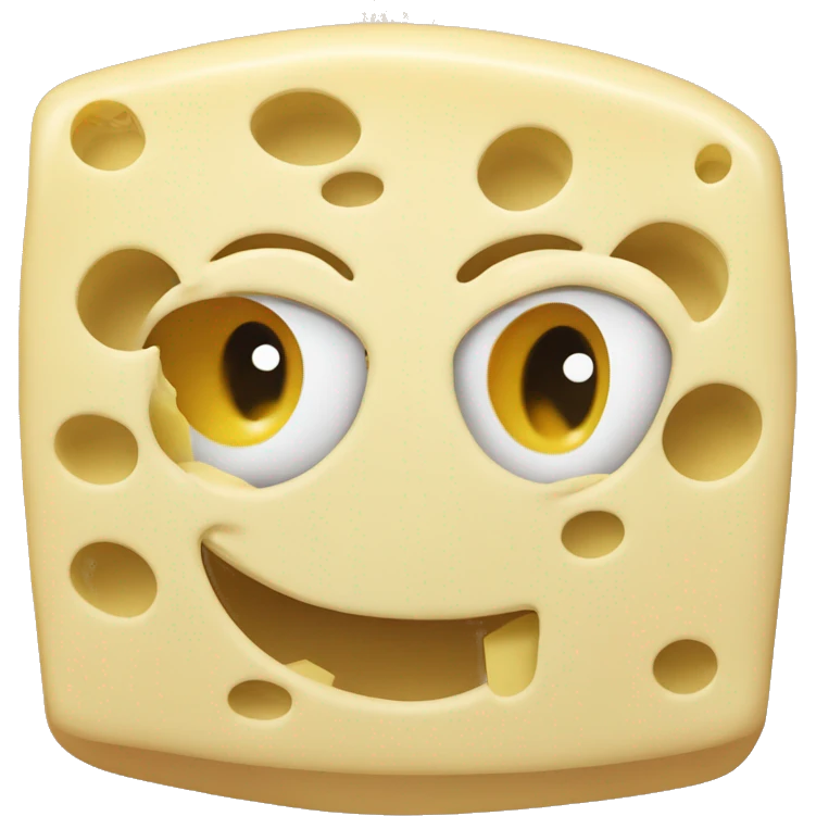 smiling face with swiss cheese-like holes  emoji