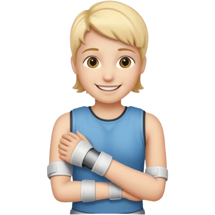 Ich fühle mich fröhlich, weil ich taglich positive Lust habe. Außerdem habe ich gestren Unfall gemacht. Uhhh aber … ich bin stark 💪🏼🦿🦾 emoji