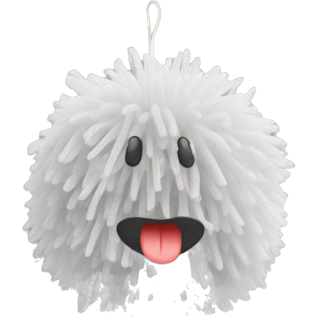 Synthetic mesh loofah emoji