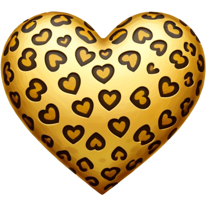 Cuore leopardo  emoji