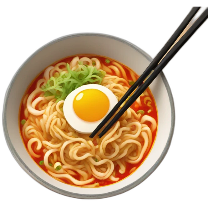 Spicy Ramen Bowl emoji