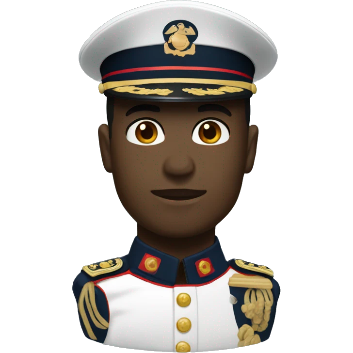 Marine dress blues emoji