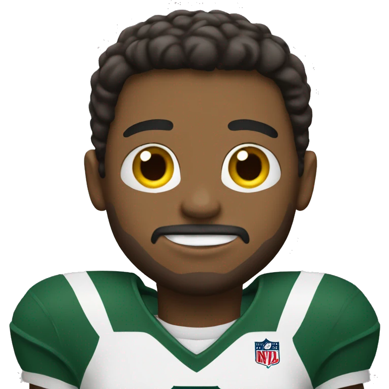 There will be a football player in a football uniform  emoji