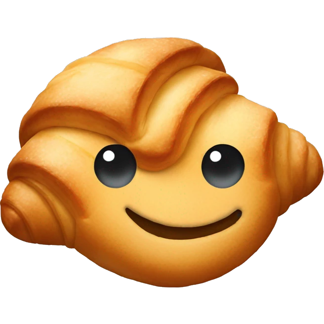 A croissant  emoji