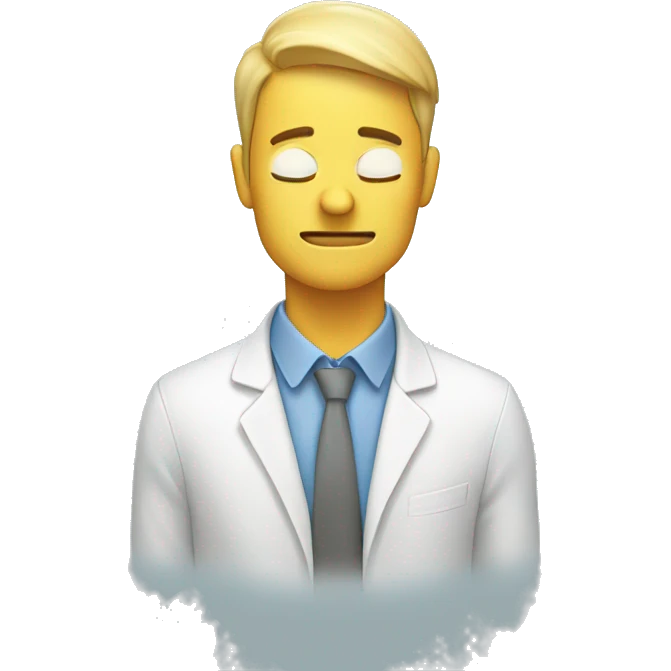 a marketing person breathing a sigh of relief emoji