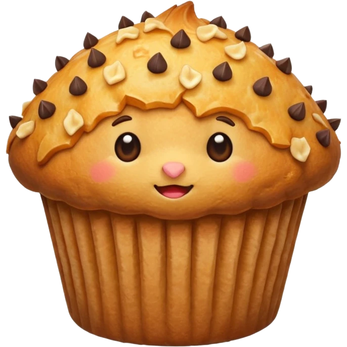 muffin with frits emoji