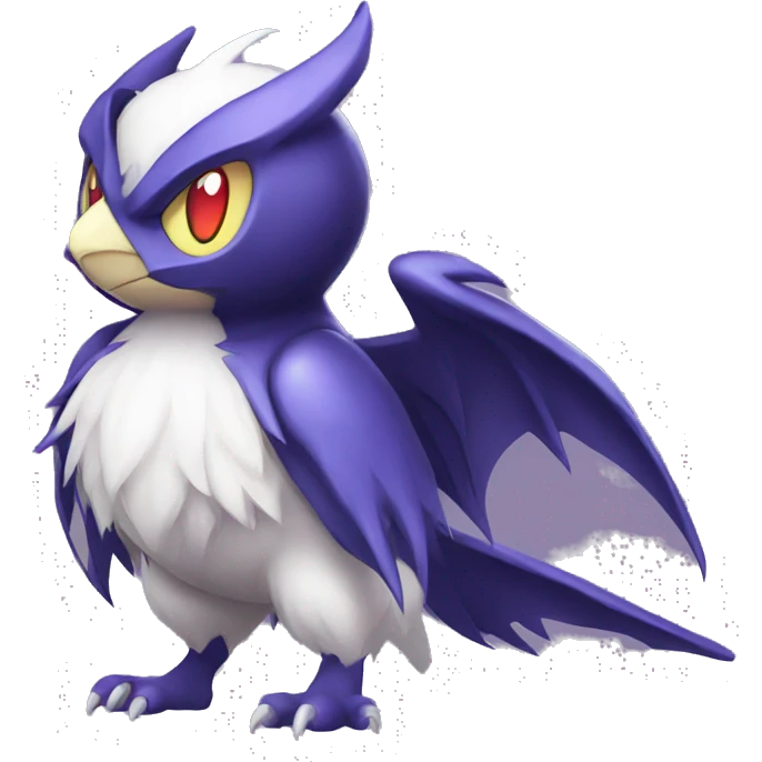 Edgy Cool Kawaii Noibat-Absol-Pokémon Full Body emoji