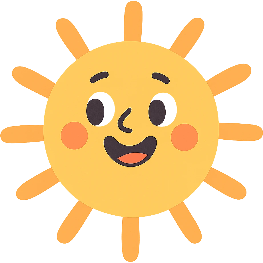 smiling sun emoji