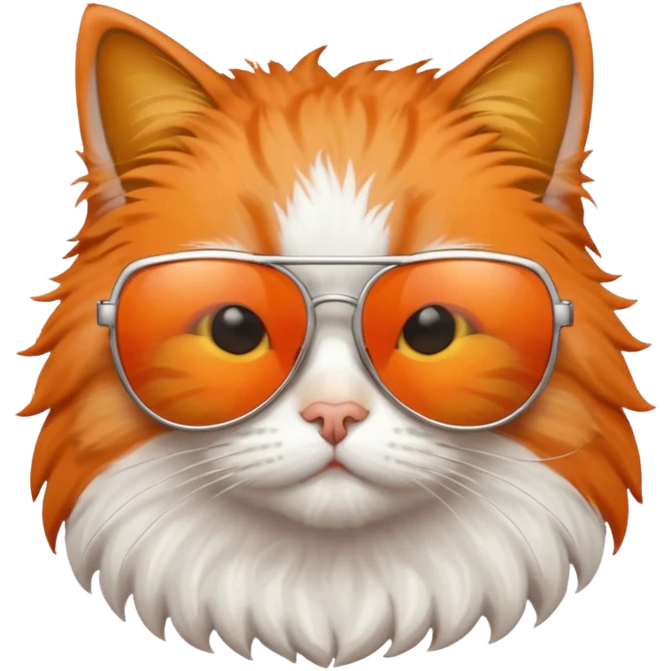 Cat wearing sunglasses emoji