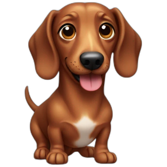 Sausage dog emoji