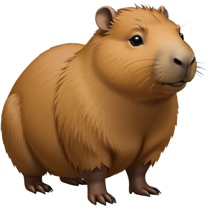 cinematic-capybara-realistic-full-body-on all fours-emoji,-plump-and-relaxed-body-soaking-in-the-warm-sun,-short-brown-fur-slightly-ruffled,-head-tilted-dramatically,-calm-expressive-eyes-exuding-serene-wisdom,-simplified-yet-realistic-focused-features,-highly-detailed,-glowing-with-an-almost-sarcastic-glow emoji