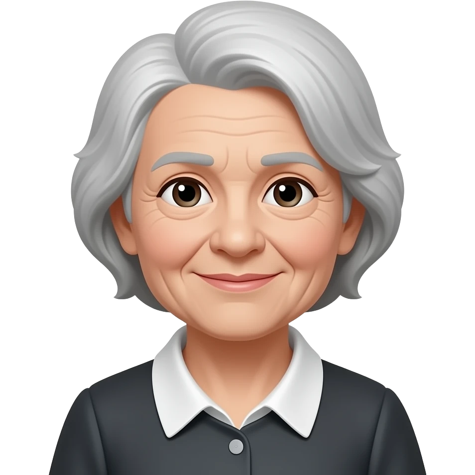 Emoji of a old woman emoji
