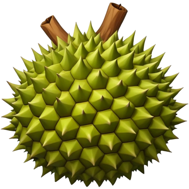 Black thorn durian emoji