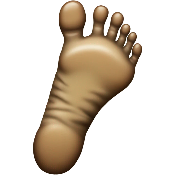 Dirty foot emoji emoji