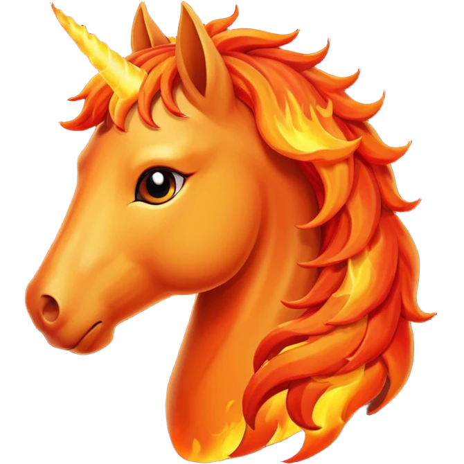 fire horse emoji