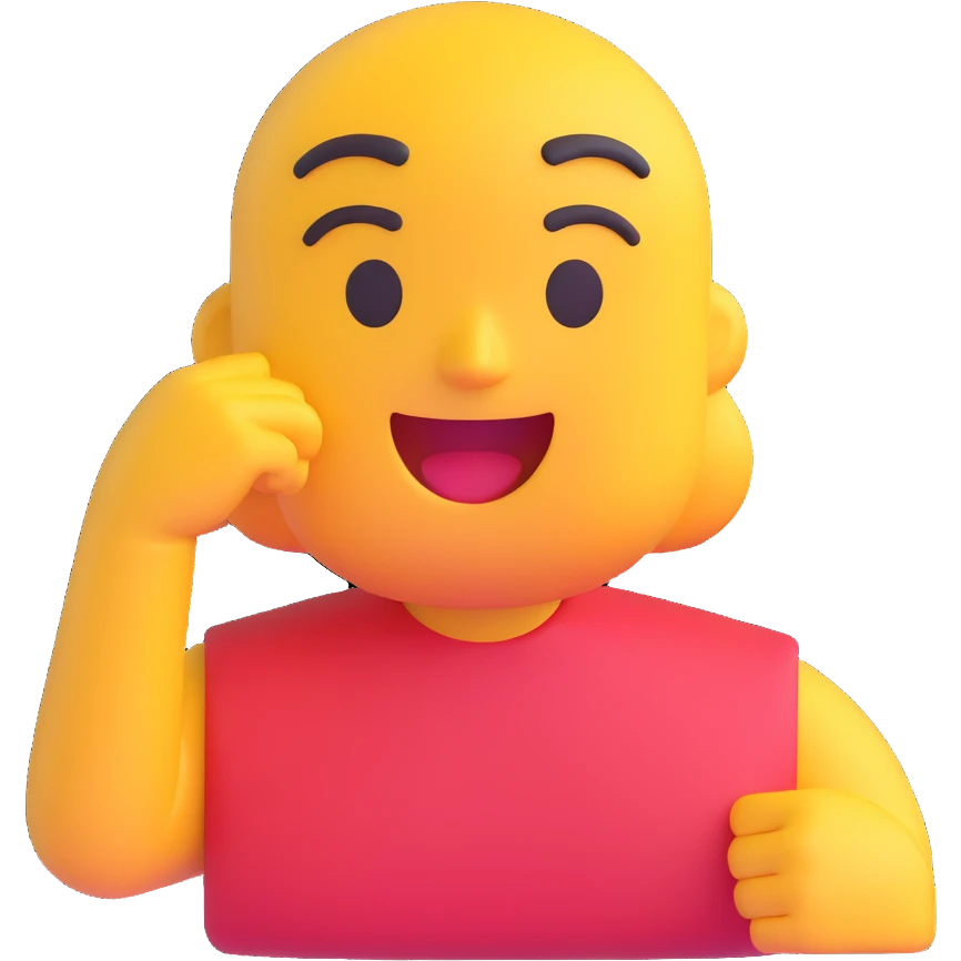 shoulder 3D emoji style emoji