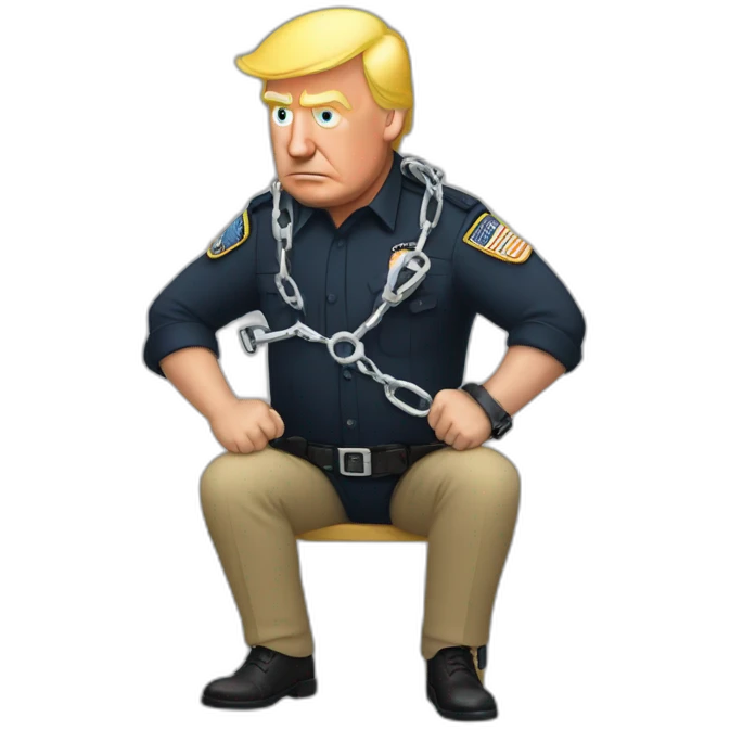 trump-in-handcuffs emoji