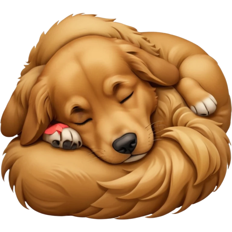 dog sleeping emoji