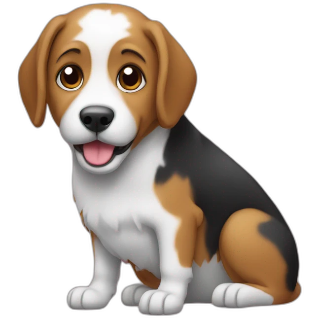dog on laptoppc emoji