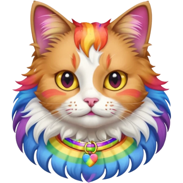 A gay cat emoji
