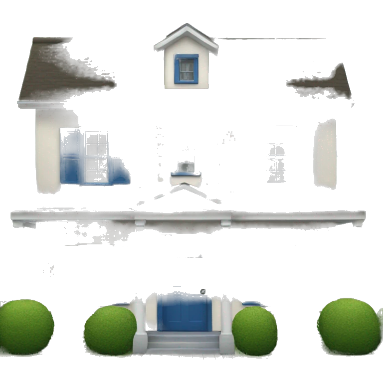 House blue  emoji