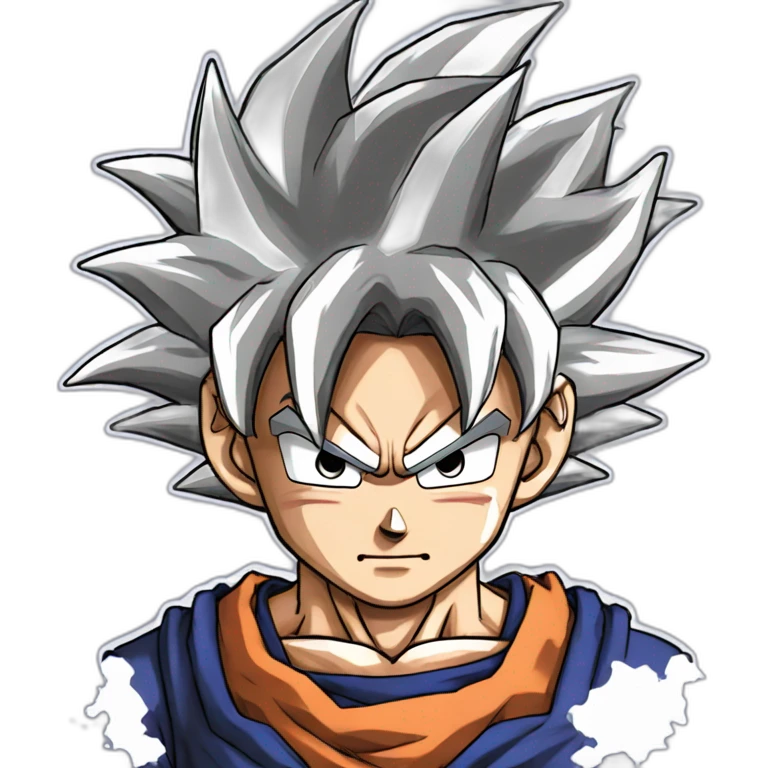 Goku ultra instinto  emoji