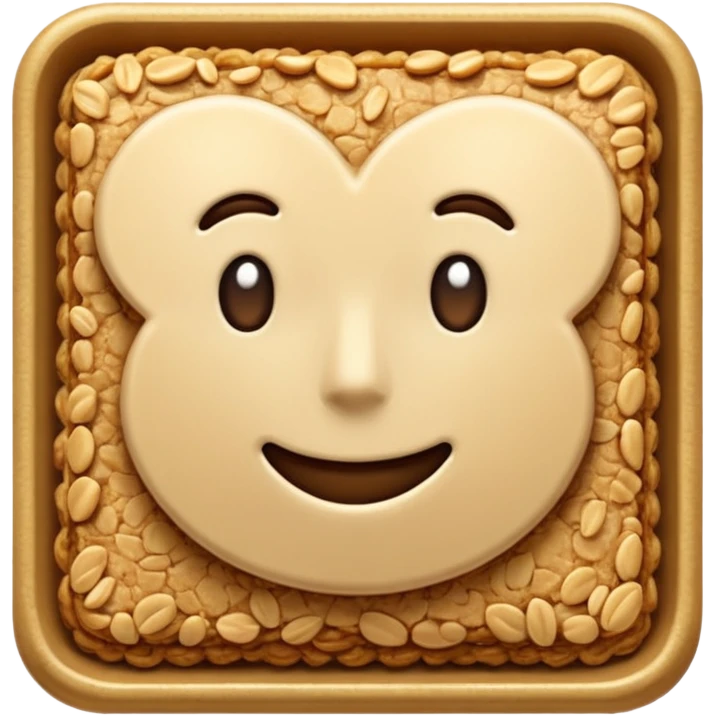 Oat flapjack emoji