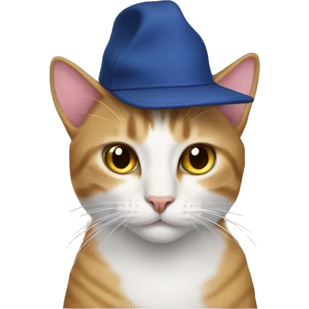 Cat hat emoji
