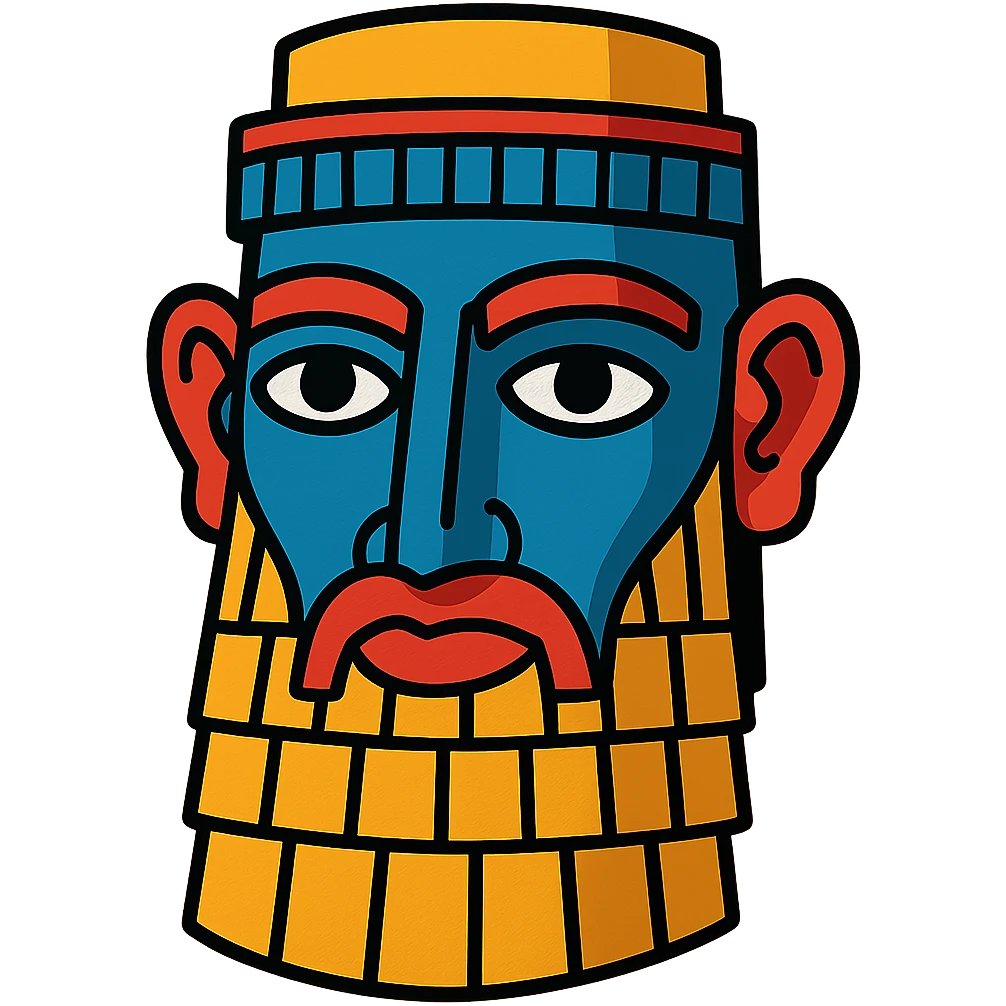 Anunnaki mask emoji