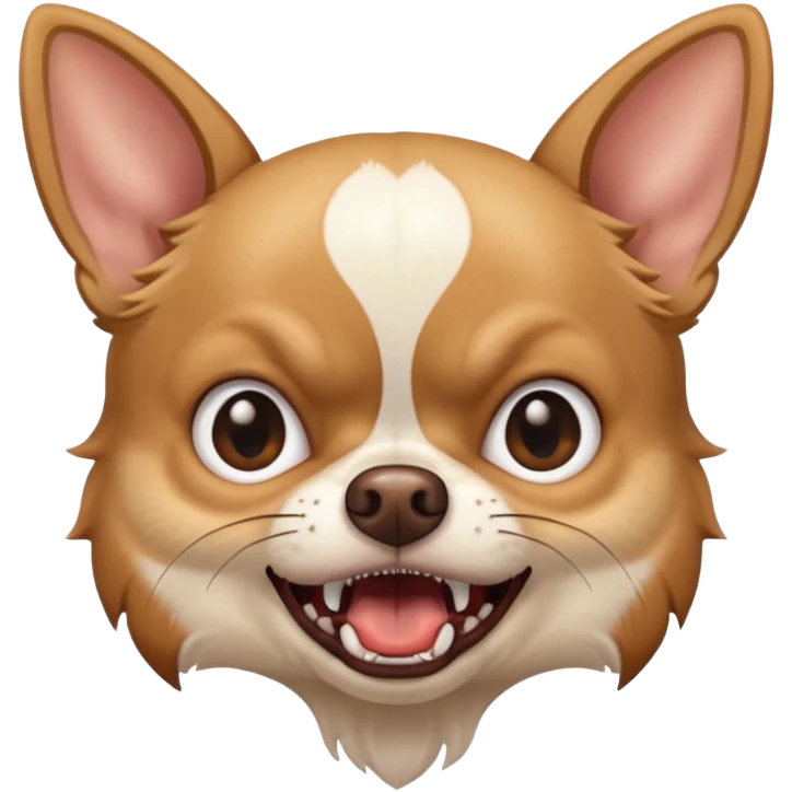 very angry chihuahua emoji