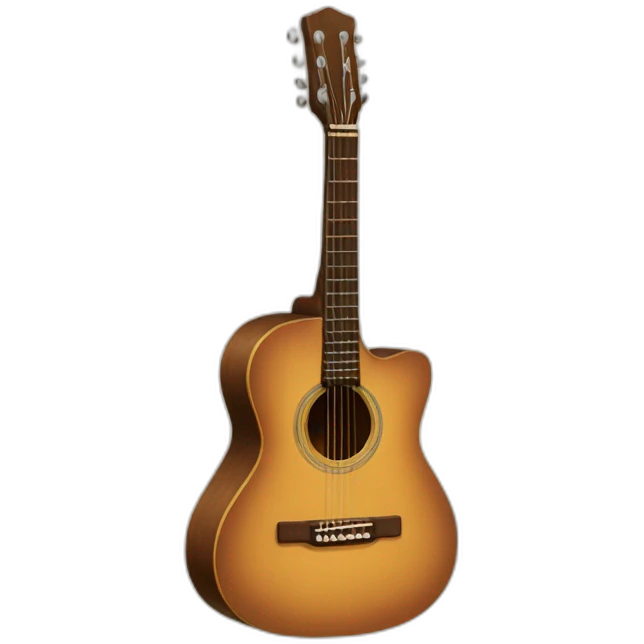 Acoustic guitar emoji
