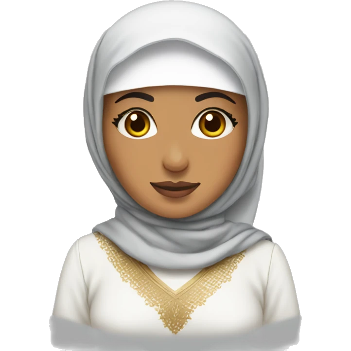 emirati women wearing her traditional dress  emoji