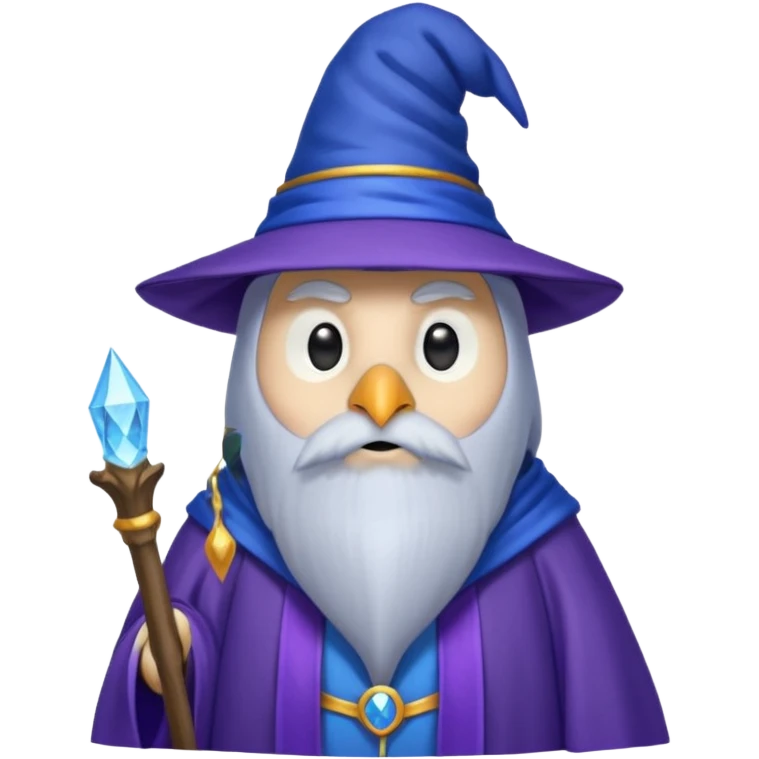 Penguin Wizard emoji