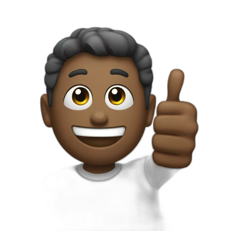 Thumbs up with eyes emoji
