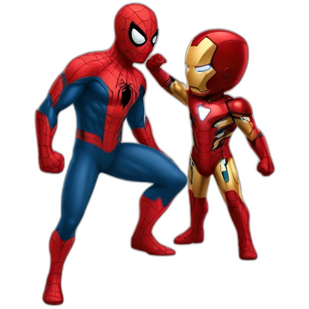 Spiderman and iron man emoji