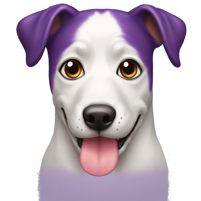 Eggplant, dog emoji