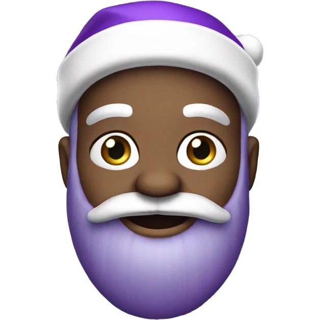 Purple Santa Claus emoji