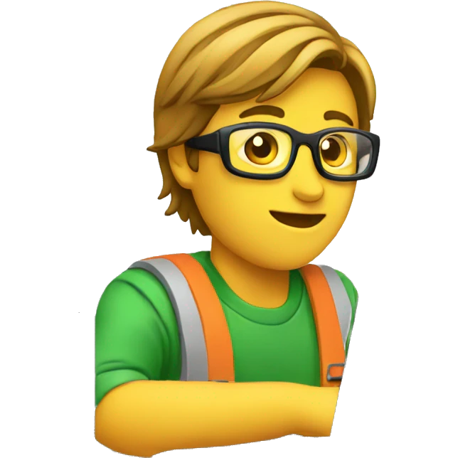 Editing a video on a laptop emoji