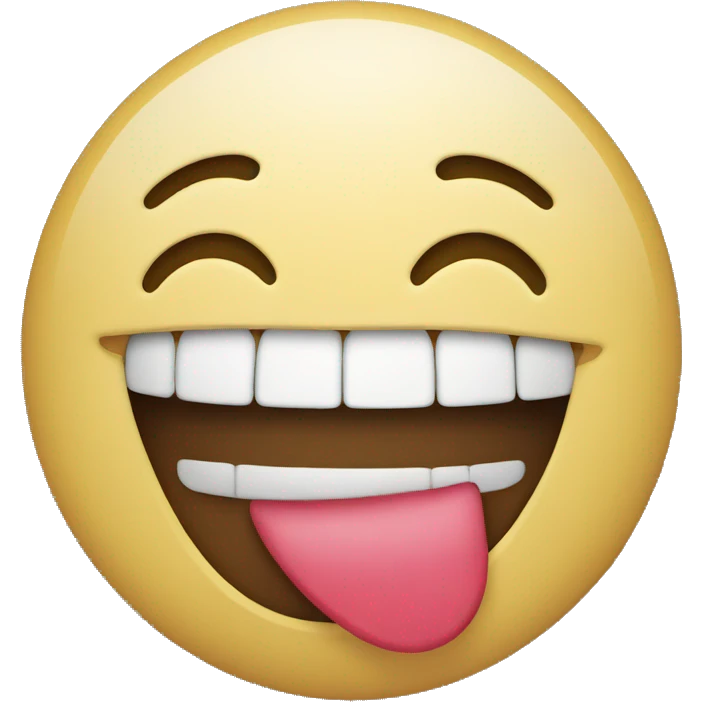 smiling emoji covering mouth emoji