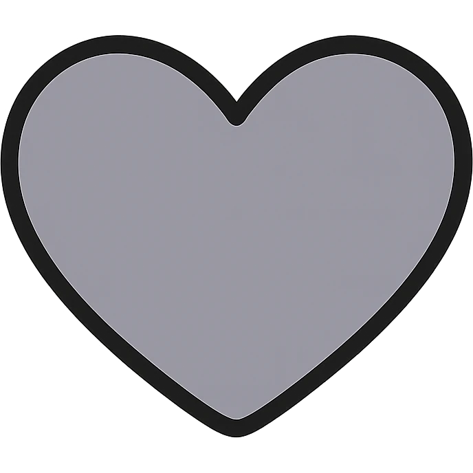 purple heart, minimal, no text emoji