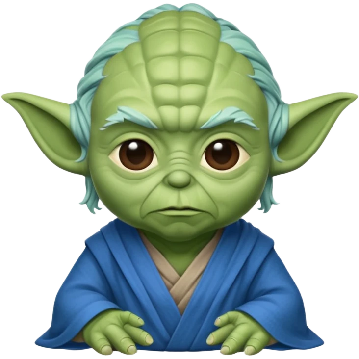 blue yoda emoji