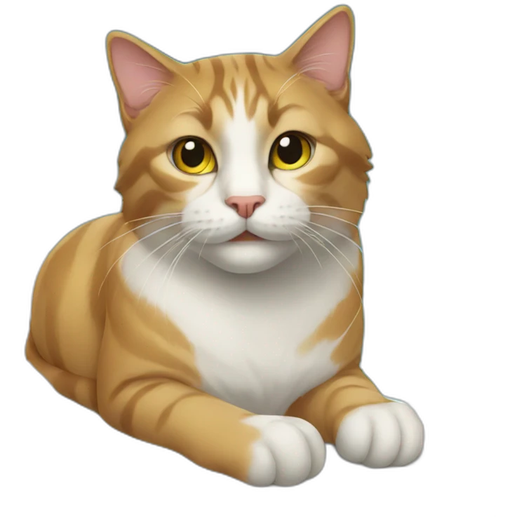 Cat in pool emoji