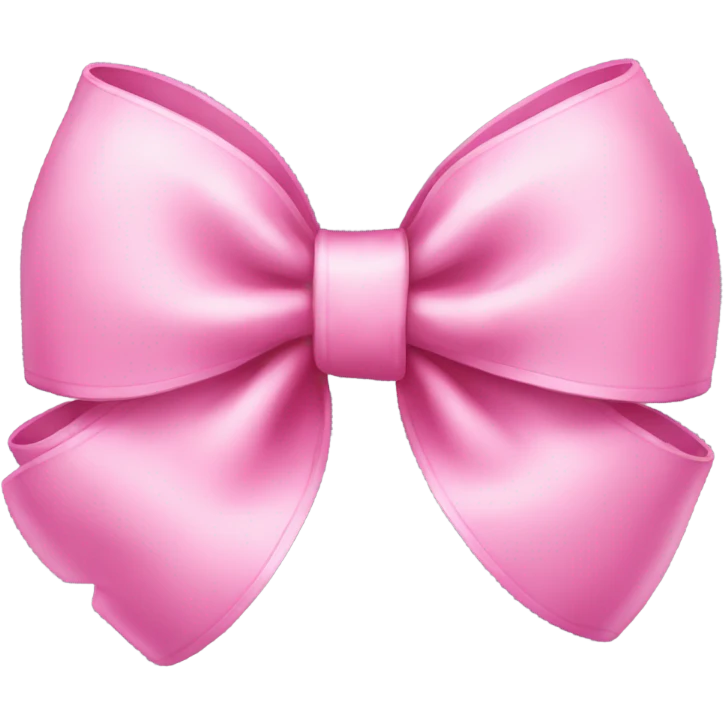 A cute pink bow emoji