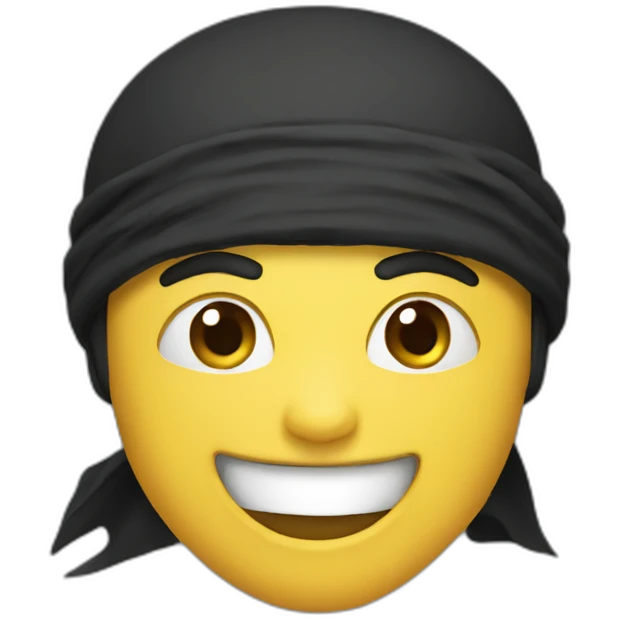 Ninja laughing emoji