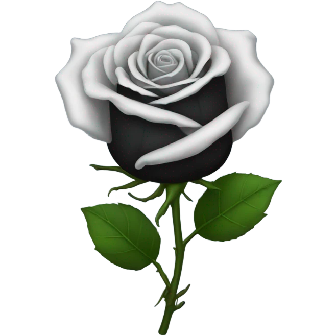 Black rose  emoji