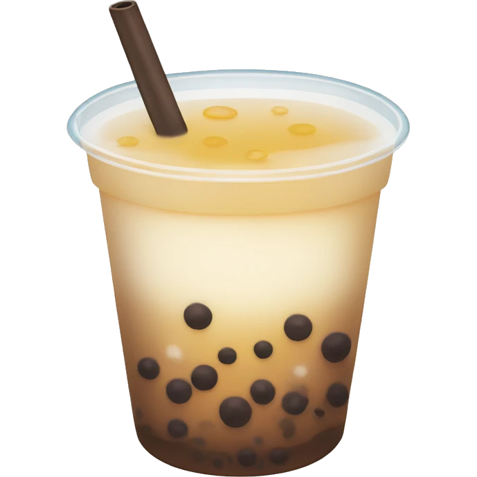 Bubble, Tea emoji