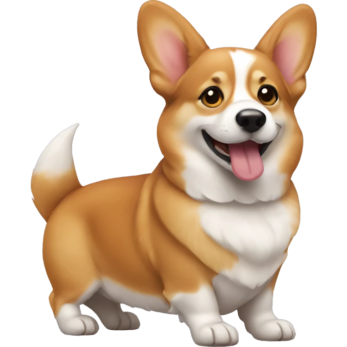 two corgis  emoji