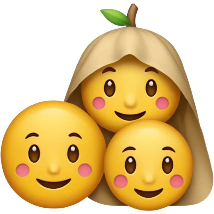 گربه صورتی با پاپیون روی گوشش emoji