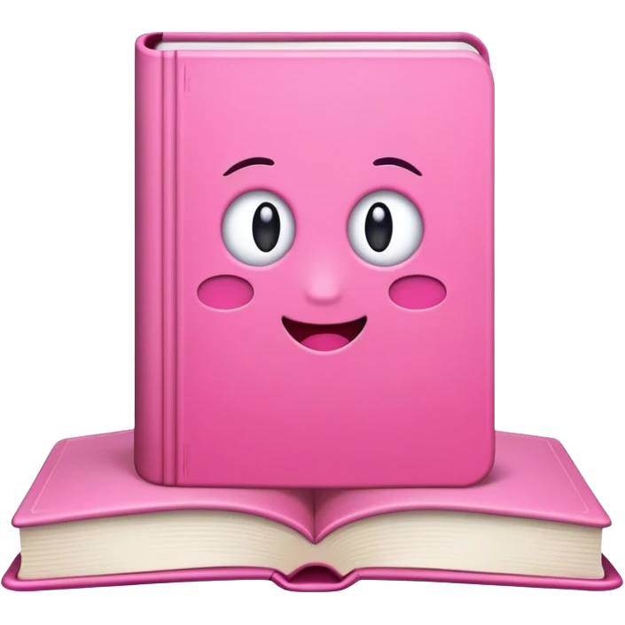 book utilise couleurs rose emoji